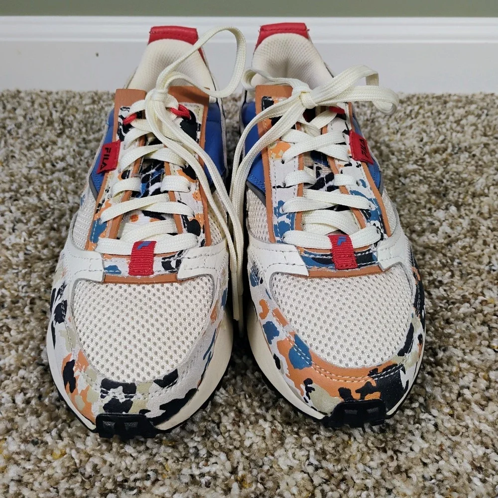 Fila Renno Animal Women's‎ Sneakers Size 6 Multicolor Retro Running Shoes